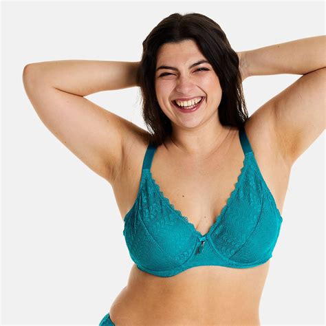 Soutien Gorge Armatures Grand Maintien Turquoise Index Pommpoire