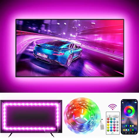 Amazon Gipoyent Tv Light Strip Music Sync Led Tv Backlights For