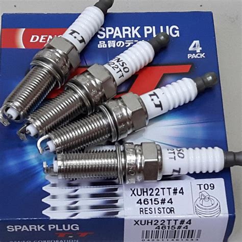 Bộ 4 Bugi Denso XUH22TT cho Kia Forte, Huyndai accent/ i20/ i30 ...
