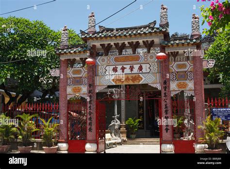 Hoi An Temple Vietnam Entrance Gate To Hoi Quan Quang Dong