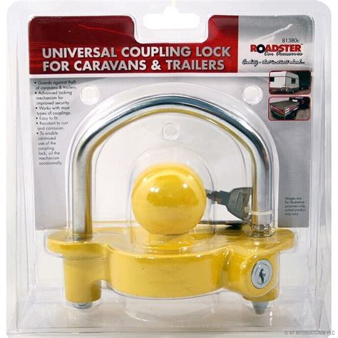 Universal Hitchlock Caravan Trailer Hitch Coupling Tow Ball Lock High