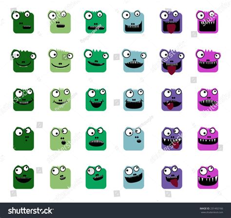 Crocodiles Vector Smileys Royalty Free Stock Vector 231492166