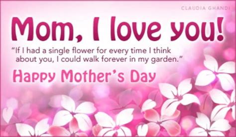 Mom I Love You Ecard Free Mothers Day Cards Online