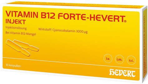 Vitamin B12 Forte Hevert Injekt Ampullen 10 X 2ml Ab 10 10