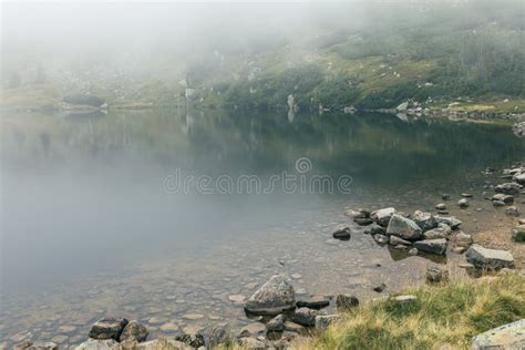 Karpacz Poland August Shore Of The Small Pond Natural