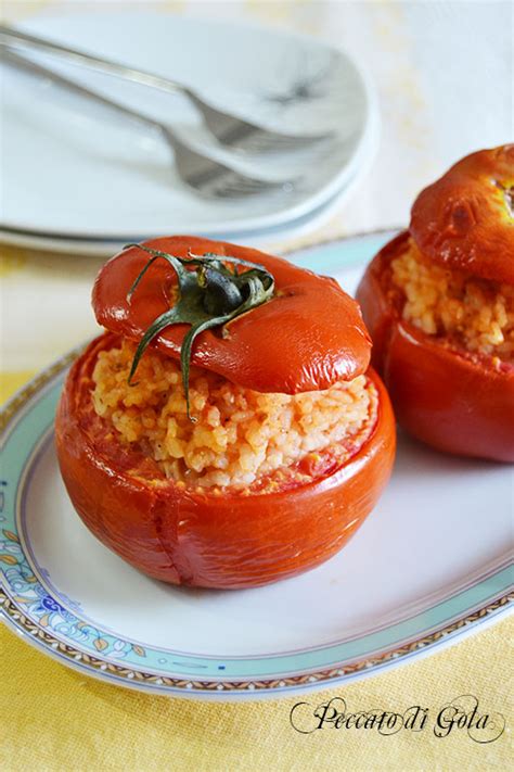 Pomodori Ripieni Di Riso Ricetta Facile