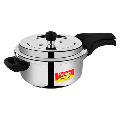 Buy Prestige L Svachh Deluxe Alpha Stainless Steel Pressure Cooker