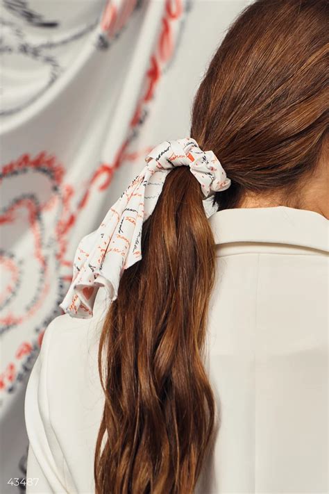 Шелковая платок-резинка для волос (арт. 43487) ♡ интернет-магазин Gepur