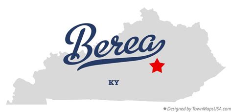 map  berea ky kentucky