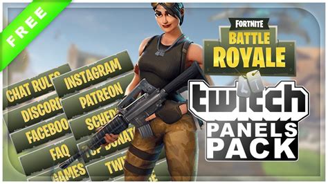 Fortnite Twitch Panels