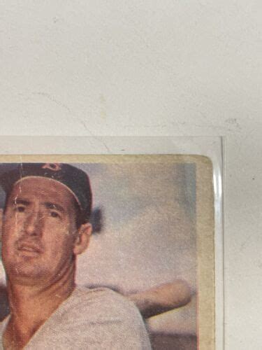 Topps Ted Williams Baseball Card Hall Of Fame Boston Red Sox