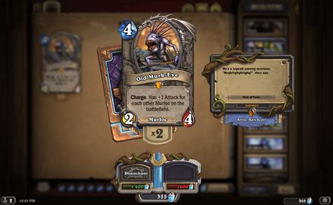 Do I actually have two Old Murk Eye? Afraid to disenchant just in case. : r/hearthstone