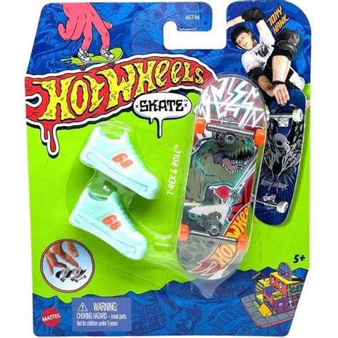 Hot Wheels Skate de Dedo Tenis Mattel HGT46 Tênis Infantil