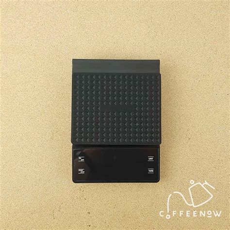 LED Coffee Timer Scale Black - CoffeeNow