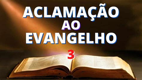 Aleluia Jesus Cristo Vai Falar Aclama O Ao Evangelho Letra