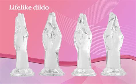 Big Hand Dildos Inch Clear Dildos Anal Plugs With Suction Cup Flexible Adults Sex Toys For