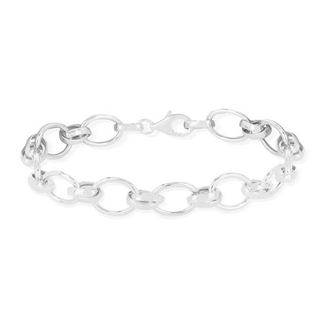 Bracelet Souple MATY Argent 925 19 Cm Femme Bracelet Souple MATY