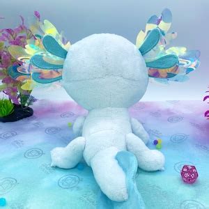 White Axolotl Plush - Etsy