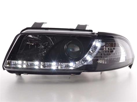 Paire De Feux Phares Daylight Led Audi A B Noir