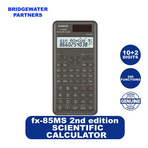 Casio Fx Ms Nd Edition Scientific Calculator Lazada Ph