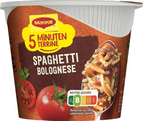 Maggi 5 Minuten Terrine Spaghetti Bolognese Online Kaufen Bei Combi De