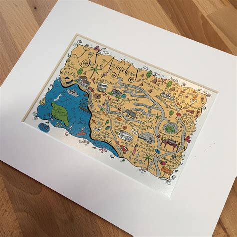 Los Angeles Metro Map Art Print – Gooseberry Designs