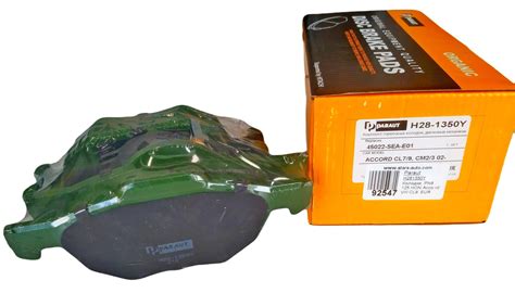 Колодки, PN8125 Honda, Accord VIII CL9 EUR,Paraut