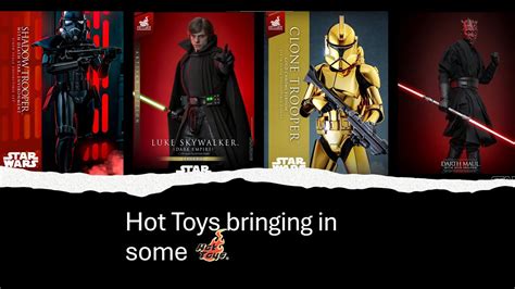 Hot Toys Luke Skywalker Dark Empire Phantom Menace Darth Maul And Some Quick Previews