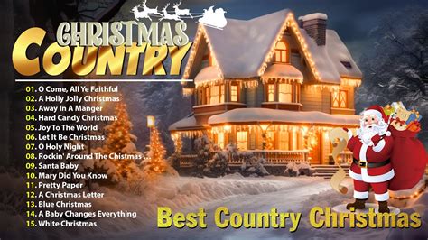 Merry Country Christmas Songs 🎄🎁🎅 Classic Country Christmas Carols