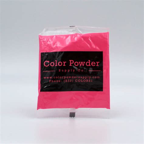 Pink Color Powder Packets Count Color Powder Supply