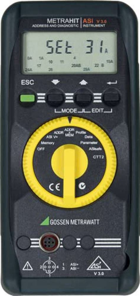 Gossen Metrawatt M235j Asi Bus Tester Diagnostics And Addressing Tool