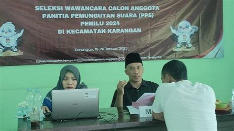 Peserta Seleksi Pps Pemilu Di Trenggalek Jalani Tahapan Tes