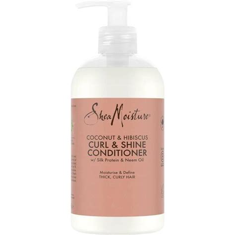 Shea Moisture Coconut And Hibiscus Curl And Shine Conditioner 379ml • Prix