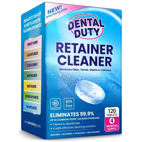 Buy 120 Retainer and Denture Cleaning s (4 Months Supply) - Cleaner ...