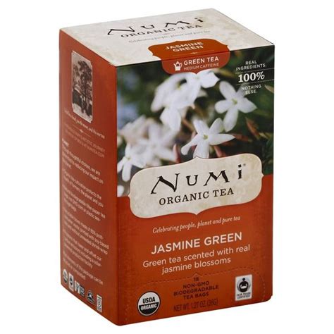 Numi Organic Tea Bags Jasmine Green Ct Outerbanksgroceries Get