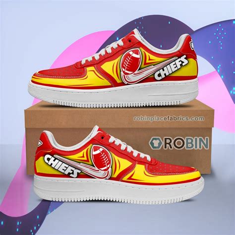 Kansas City Chiefs Air Shoes Custom NAF Sneakers - RobinPlaceFabrics