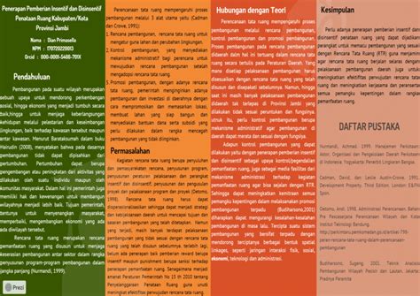 PDF Penerapan Pemberian Insentif Dan Disinsentif Penataan Ruang