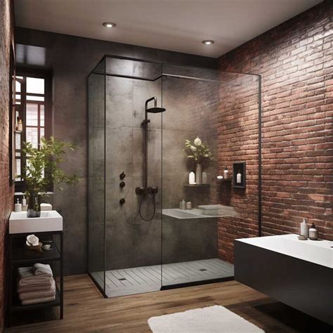 9 Exposed Brick Bathroom Ideas For A Modern Rustic Feel 333 Images