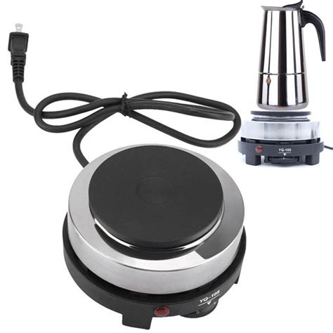 IFCOW Mini Electric Heater Stove 500W 5 6 Inch Round Hot Plate Countertop Burner For Ceramic