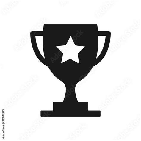 Trophy Vector Flat Design