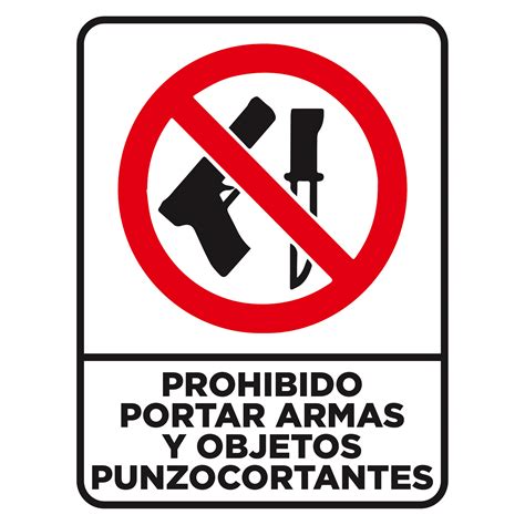 PROHIBIDO PORTAR ARMAS Y OBJETOS PUNZOCORTANTES Interno Tepeyac