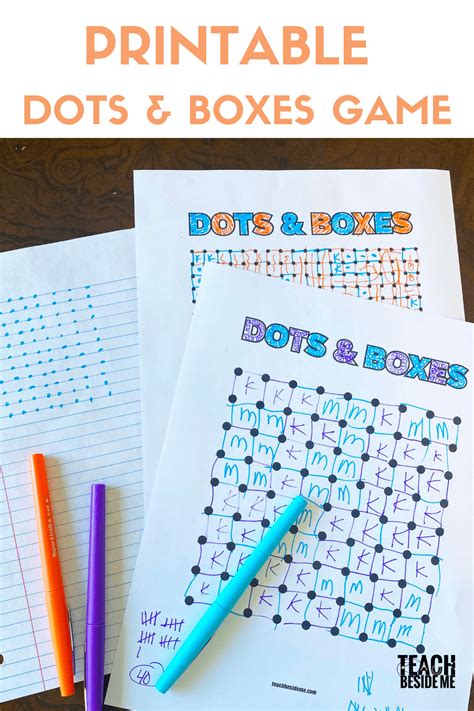 Dots And Boxes Game How To Play Teach Beside Me