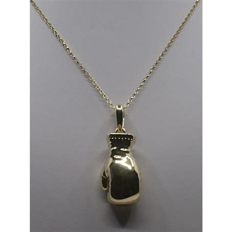 9ct Gold Boxing Glove Pendant Heart Of Gold Jewellers Glasgow