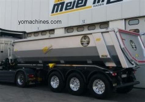 Schwarzm Ller Axle Full Aluminium Segment Tipper Semitrailer With