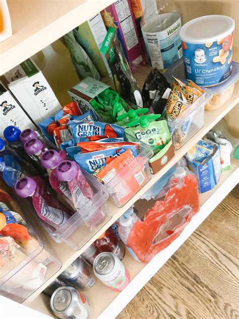 Pantry Organization: Toddler Snacks | Feathers and Stripes