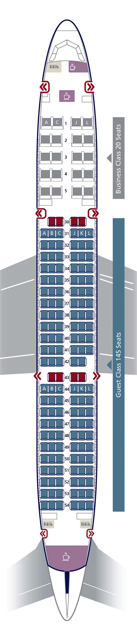 Saudi Arabian Airlines Airbus A321 Seat Map