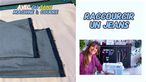 Coudre un ourlet de pantalon avec ou sans machine à coudre YouTube