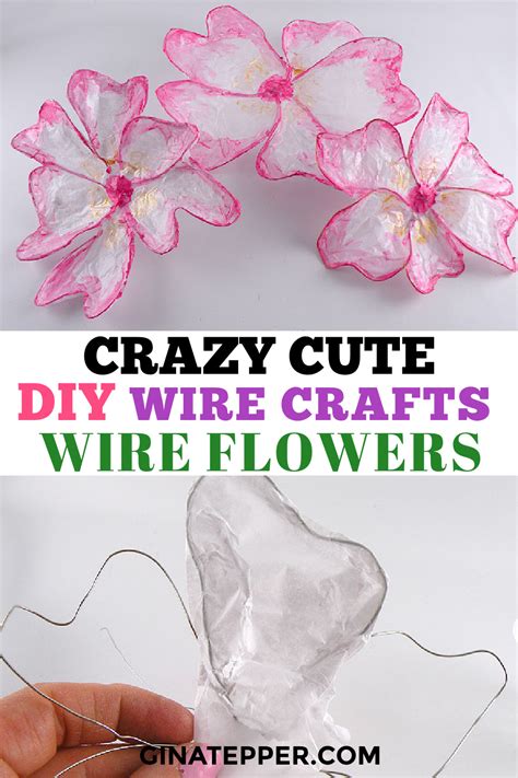 How To Make Wire Flowers Step By Step Instructions