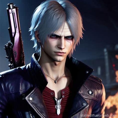 Devil May Cry 5s V Character Stable Diffusion Online