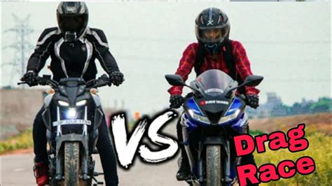 Mt Bs Vs R V Drag Race High Speed Mt Vs R Drag Race